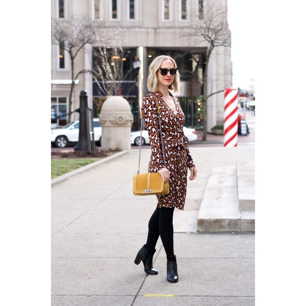 Diane Von Furstenberg Jeanne Silk Leopard Jersey Wrap Dress - Picture 16 of 16